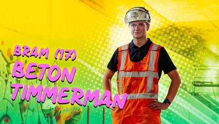 Loop mee met betontimmerman Bram